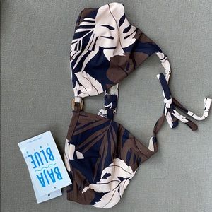 bikini swimsuit & matching palazzo pants.